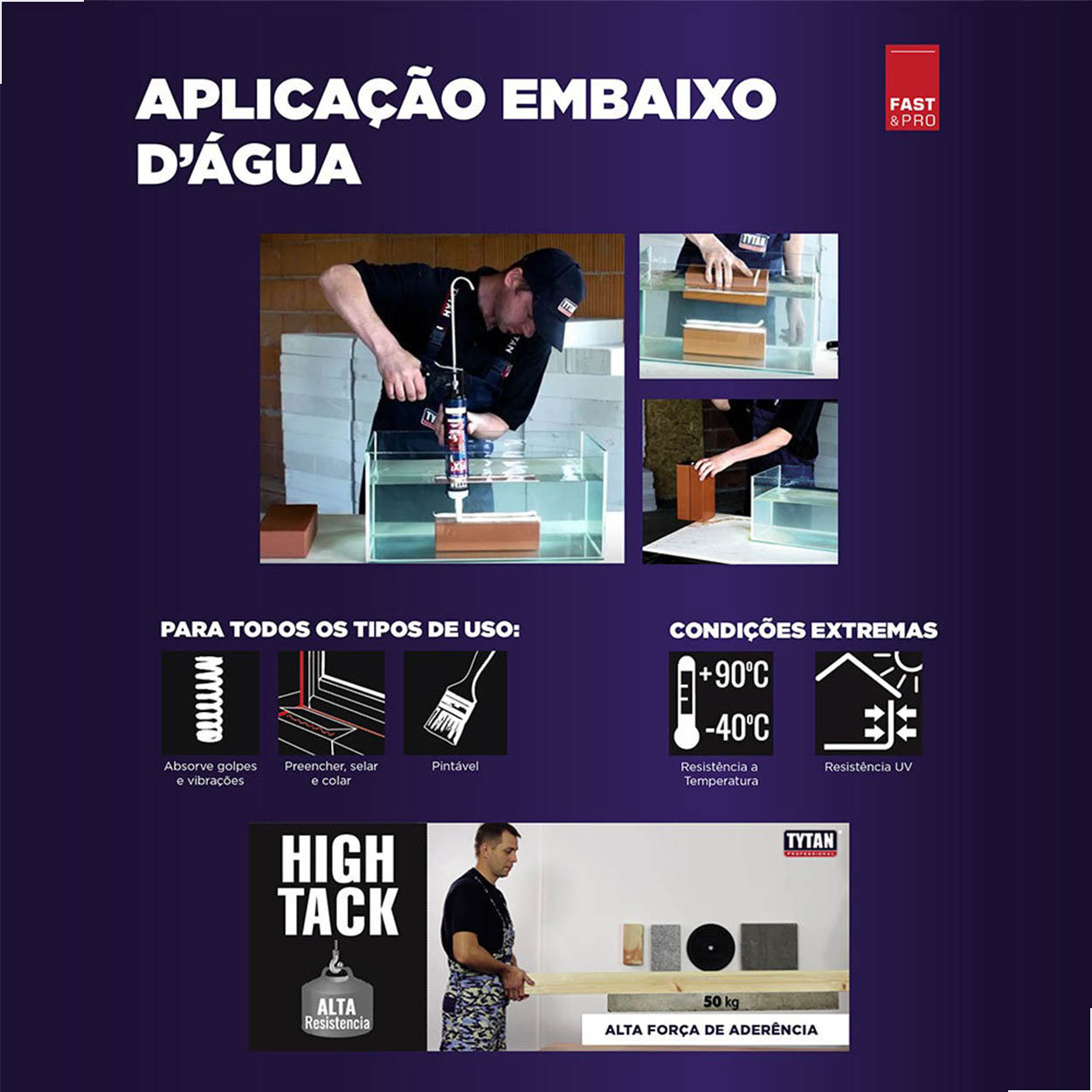AdesivoEspumas ExpansivasUltra Forte Rápida Fix2 Gt Tytan 423G Kit 6 un