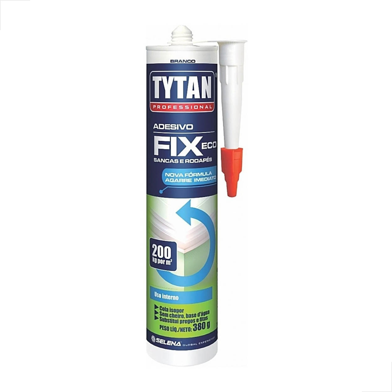 Adesivo Selante Montagem Fix Eco Sancas e Rodapés Tytan 380G