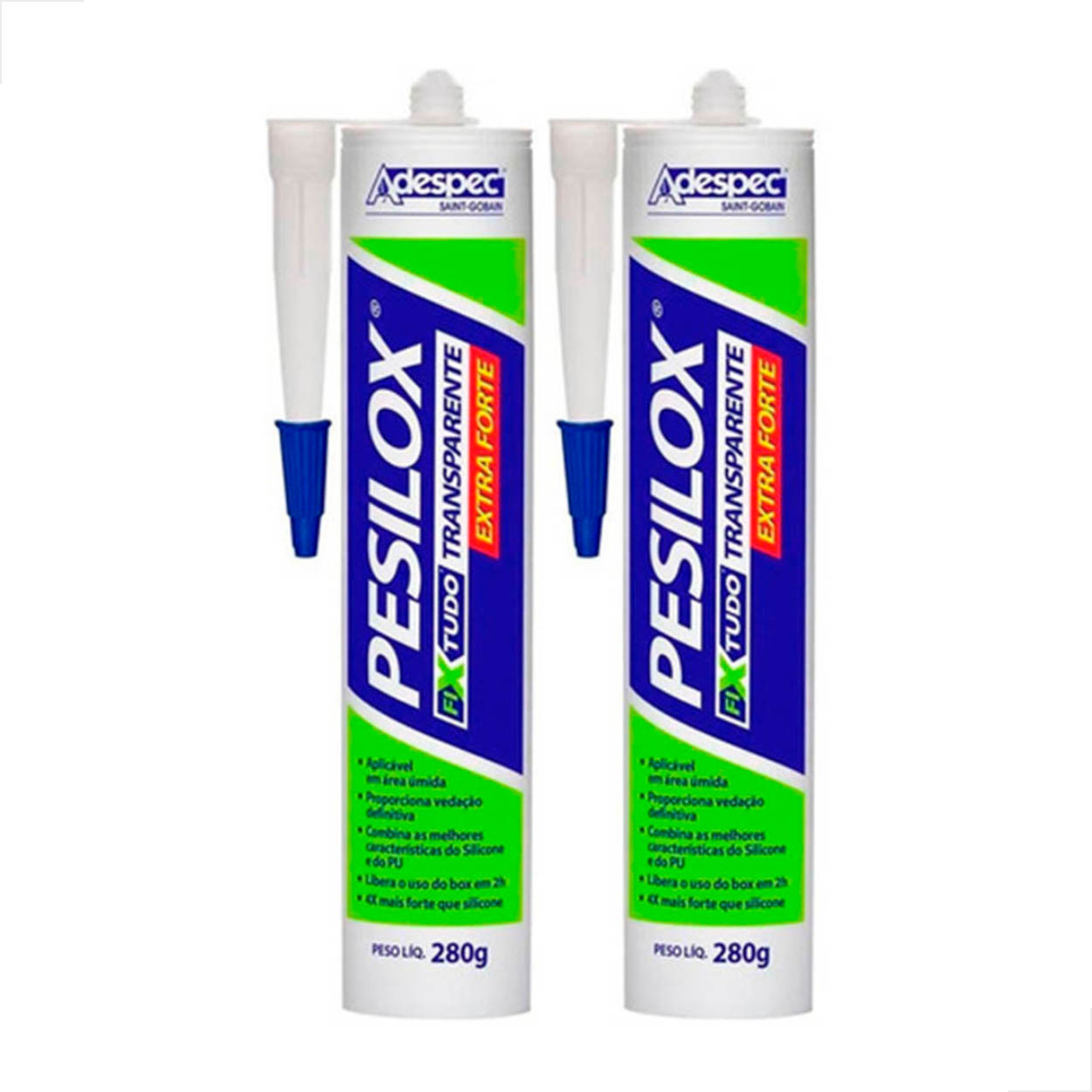 Adespec Pesilox Transparente 280g - 2 unidades