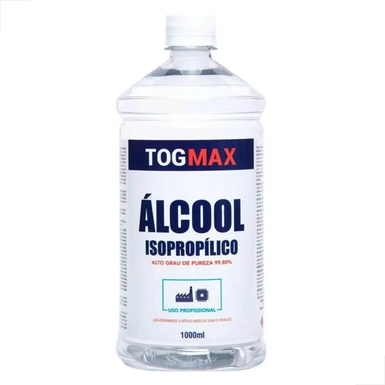 Alcool Isopropilico 99,80% Togmax 1Litro Vidros E Eletrônico