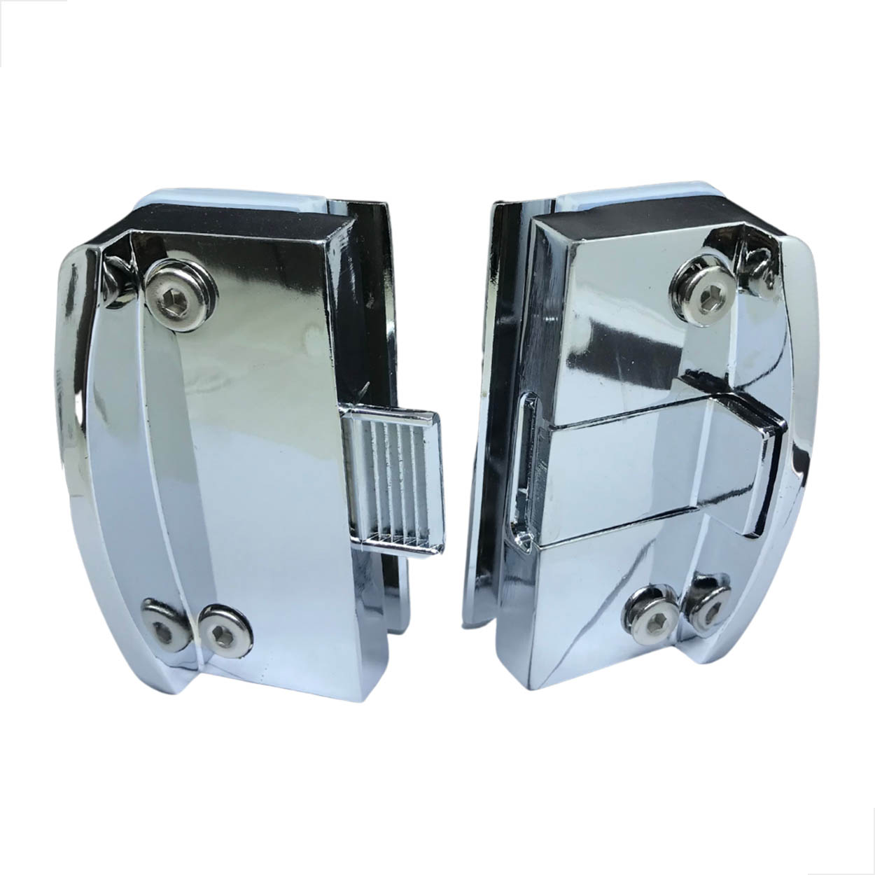 Bate Fecha 1570G P/ Janela De Blindex V/v Metal - Cromado