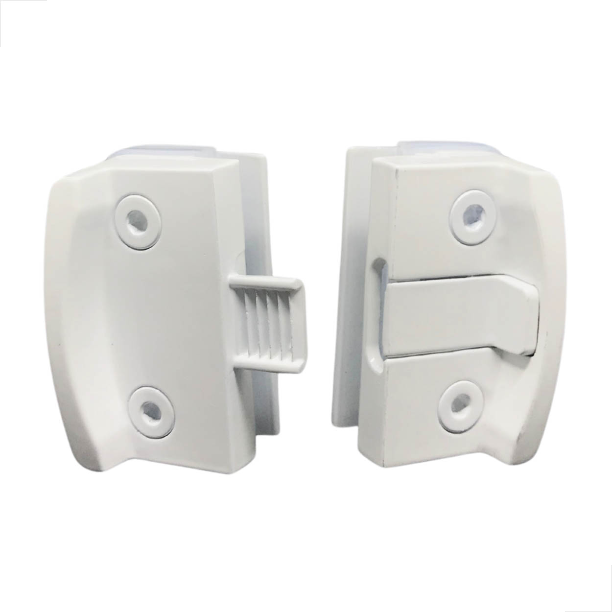 Bate Fecha 1570Mini P/ Janela De Blindex V/v Metal - Branco