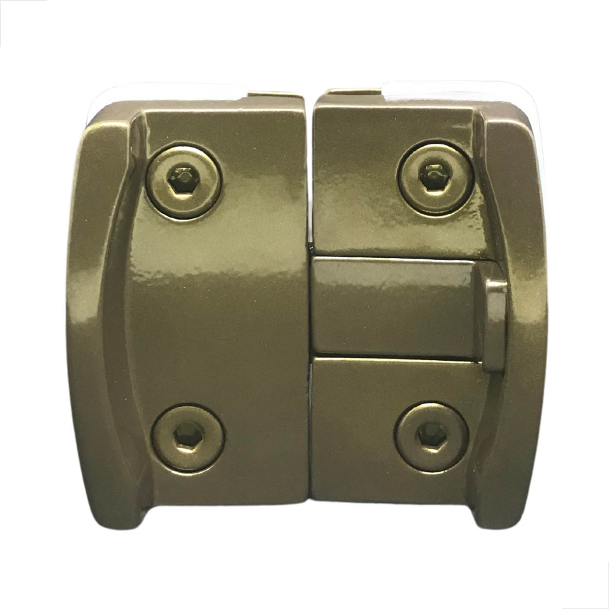 Bate Fecha 1570Mini P/ Janela De Blindex V/v Metal - Bronze