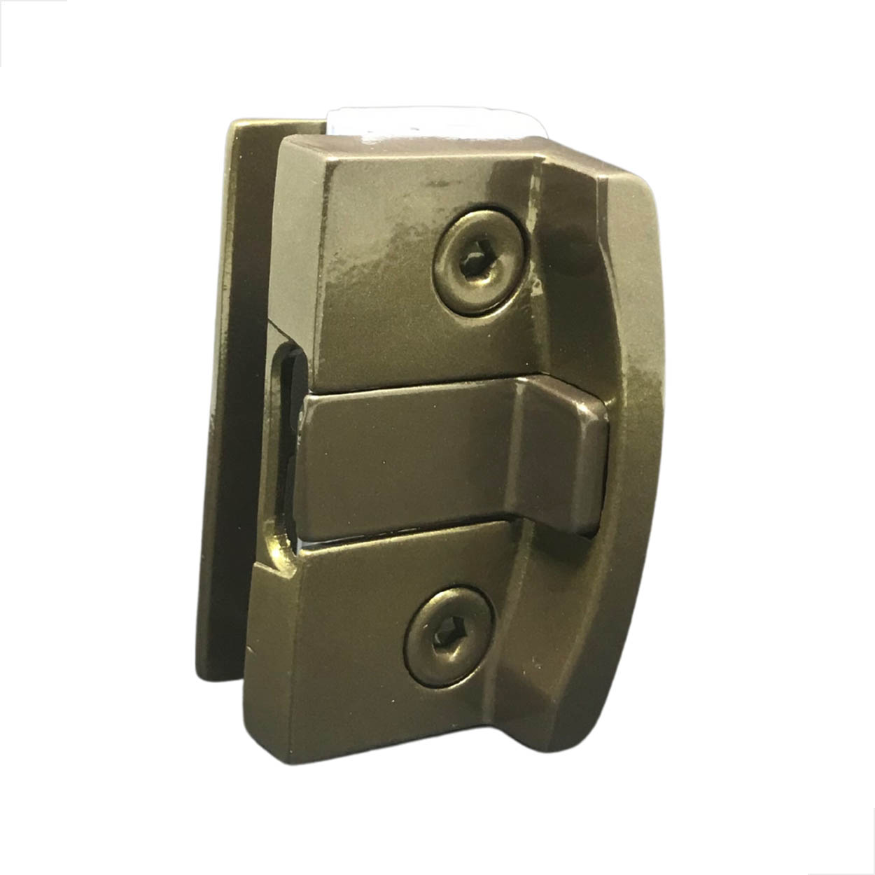 Bate Fecha 1570Mini P/ Janela De Blindex V/v Metal - Bronze