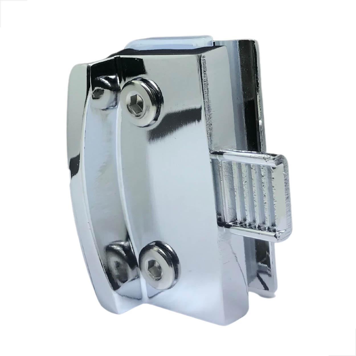 Bate Fecha 1570Mini P/ Janela De Blindex V/v Metal - Cromado