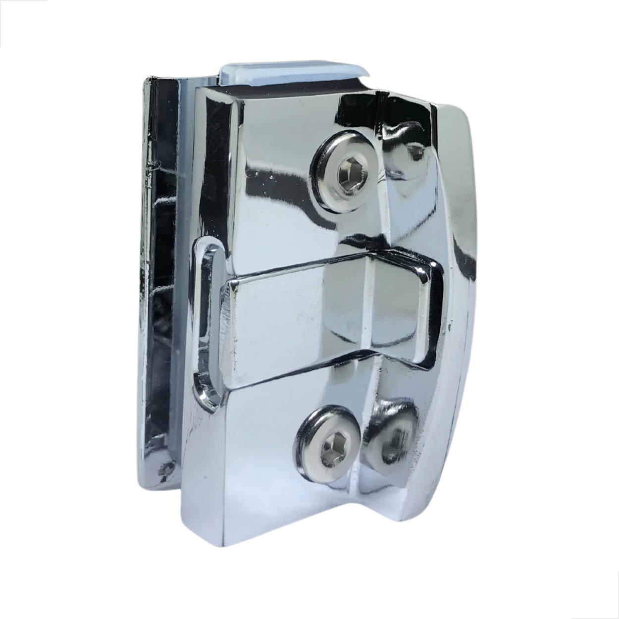 Bate Fecha 1570Mini P/ Janela De Blindex V/v Metal - Cromado