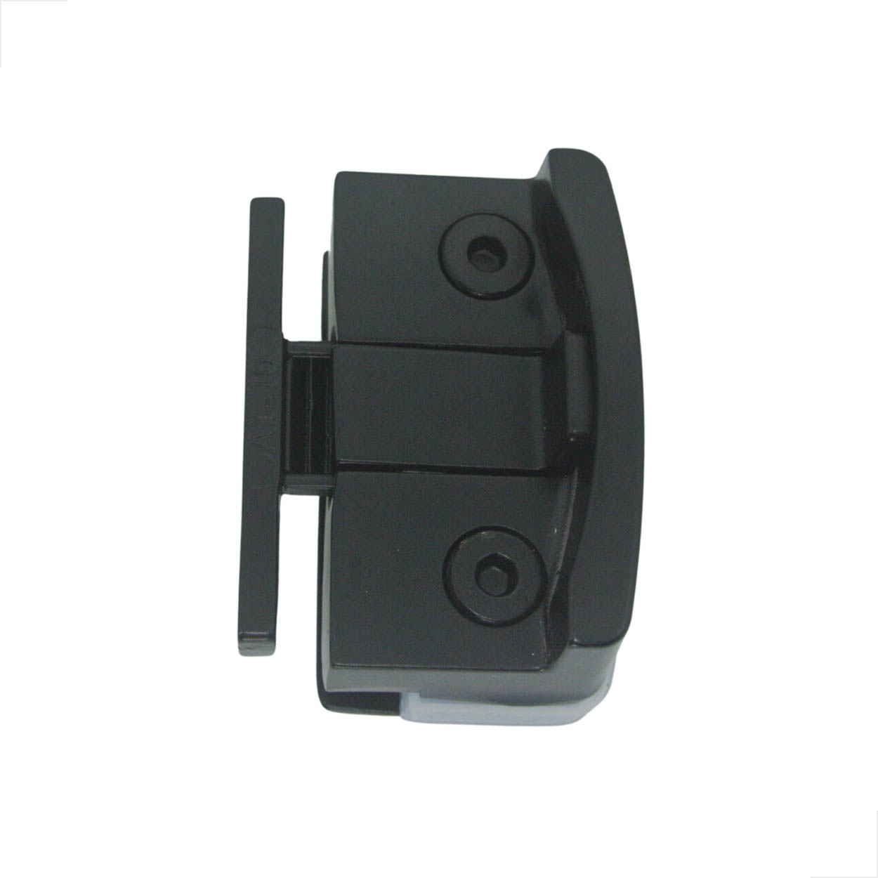 Bate Fecha 1571mini P/ Janela De Blindex V/a Metal - Preto