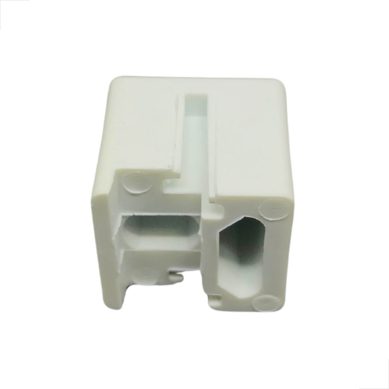 Batedor Inferior Para Box De Banheiro De Vidro Branco