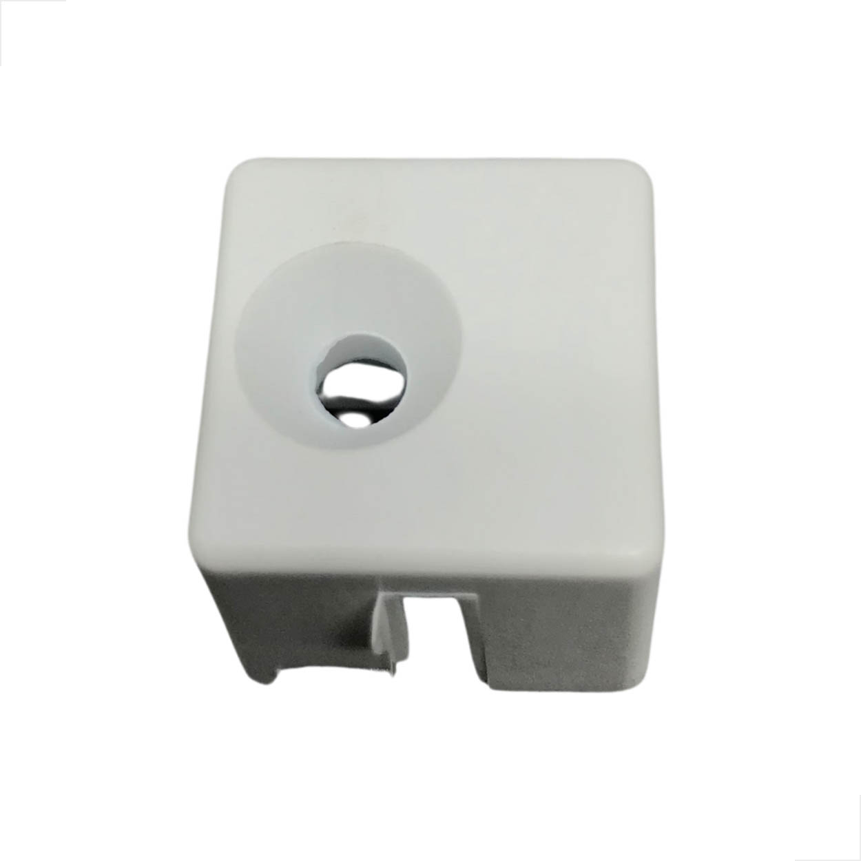 Batedor Inferior Para Box De Banheiro De Vidro Branco