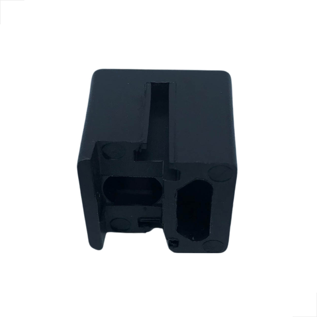 Batedor Inferior Para Box De Banheiro De Vidro Preto