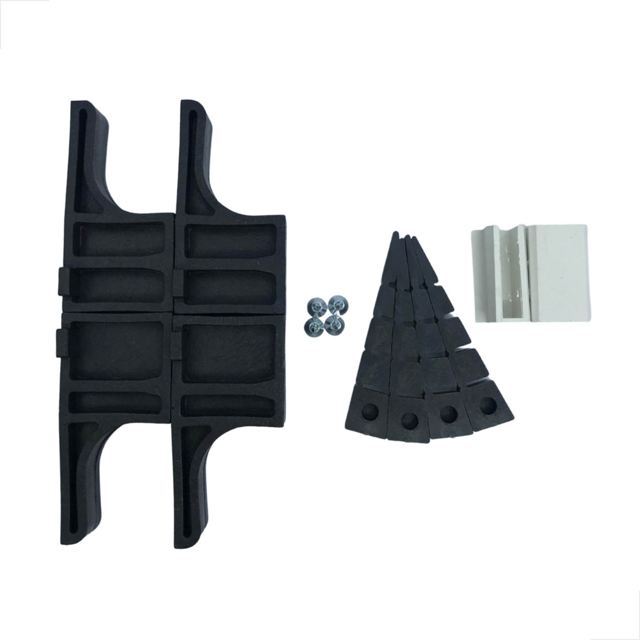 Batente Kit Para Janela e Porta De Vidro Temperados Branco