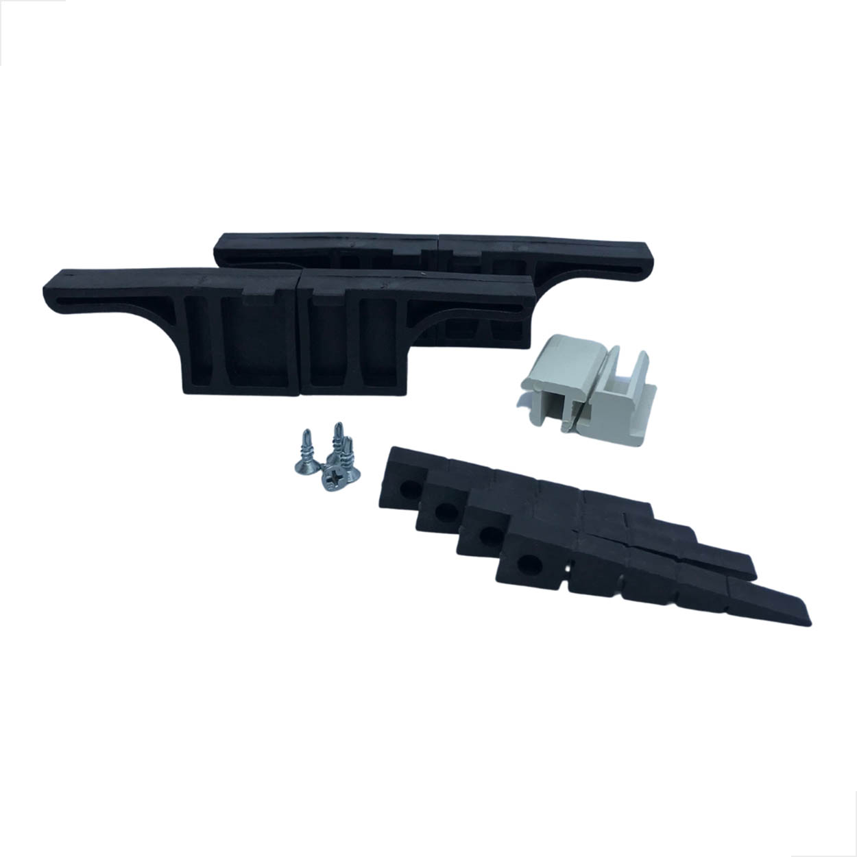 Batente Kit Para Janela e Porta De Vidro Temperados Branco