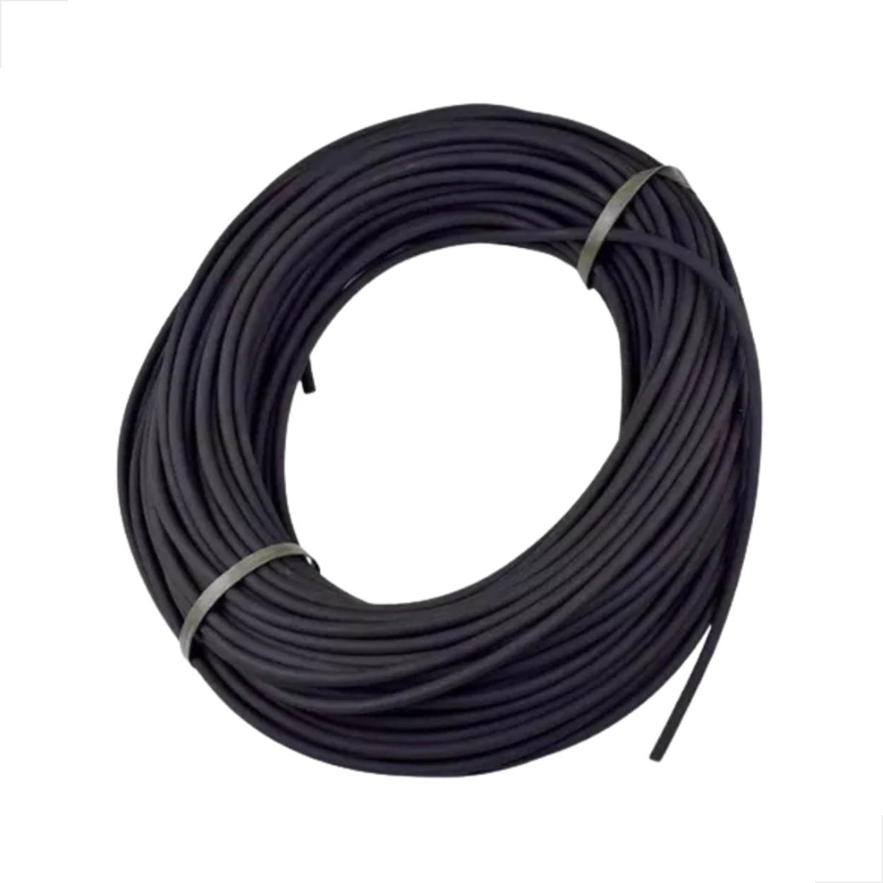 Borracha Para Tela Mosqueteira Cordão Maciço 50 Metros 5mm