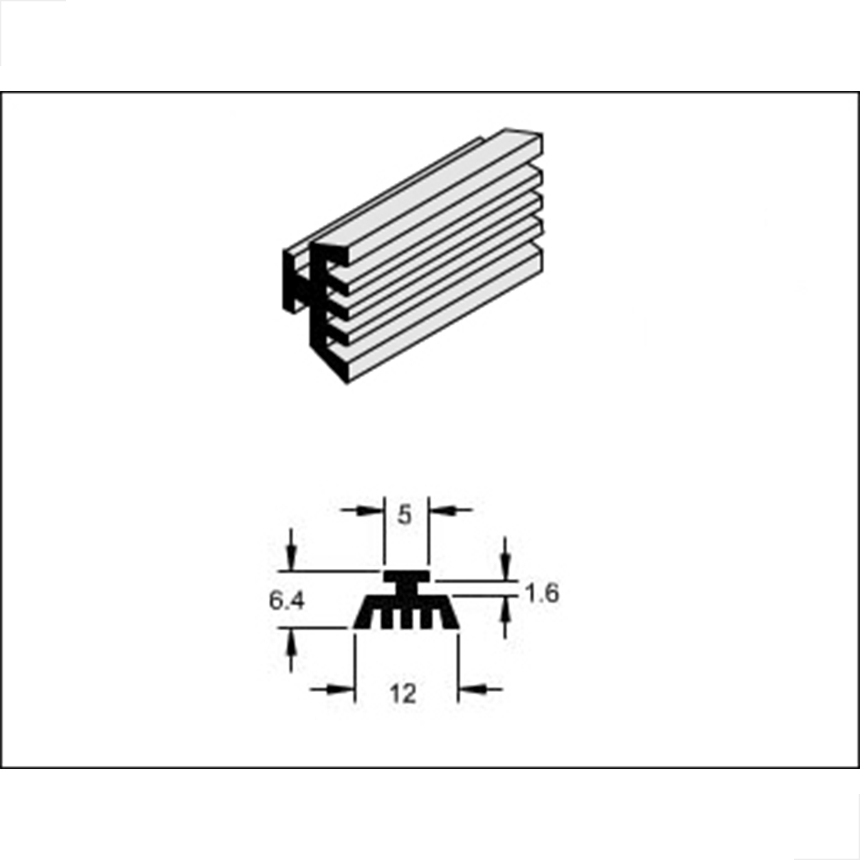 Borracha Para Vedação Portas e Janelas Gua-030 50 Metros