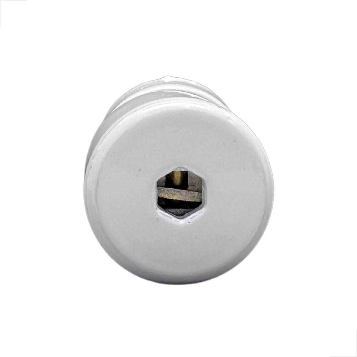 Botão De Correção Lamina Para Vidros 8mm e 10mm Branco 10un