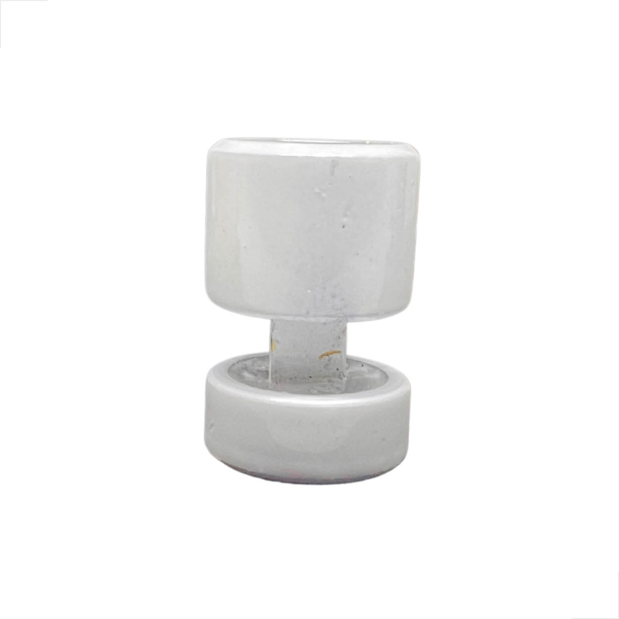 Botão De Correção Lamina Para Vidros 8mm e 10mm Branco 10un