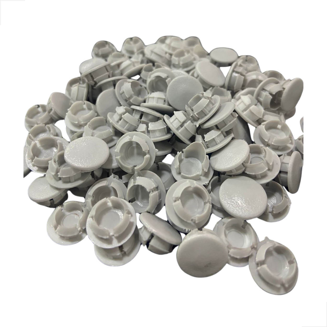 Botão Tapa Furo Para Esquadrias Pacote 500 Peças 1/2 Fosco