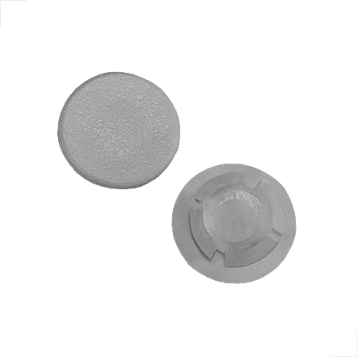 Botão Tapa Furo Para Esquadrias Pacote 500 Peças 1/2 Fosco