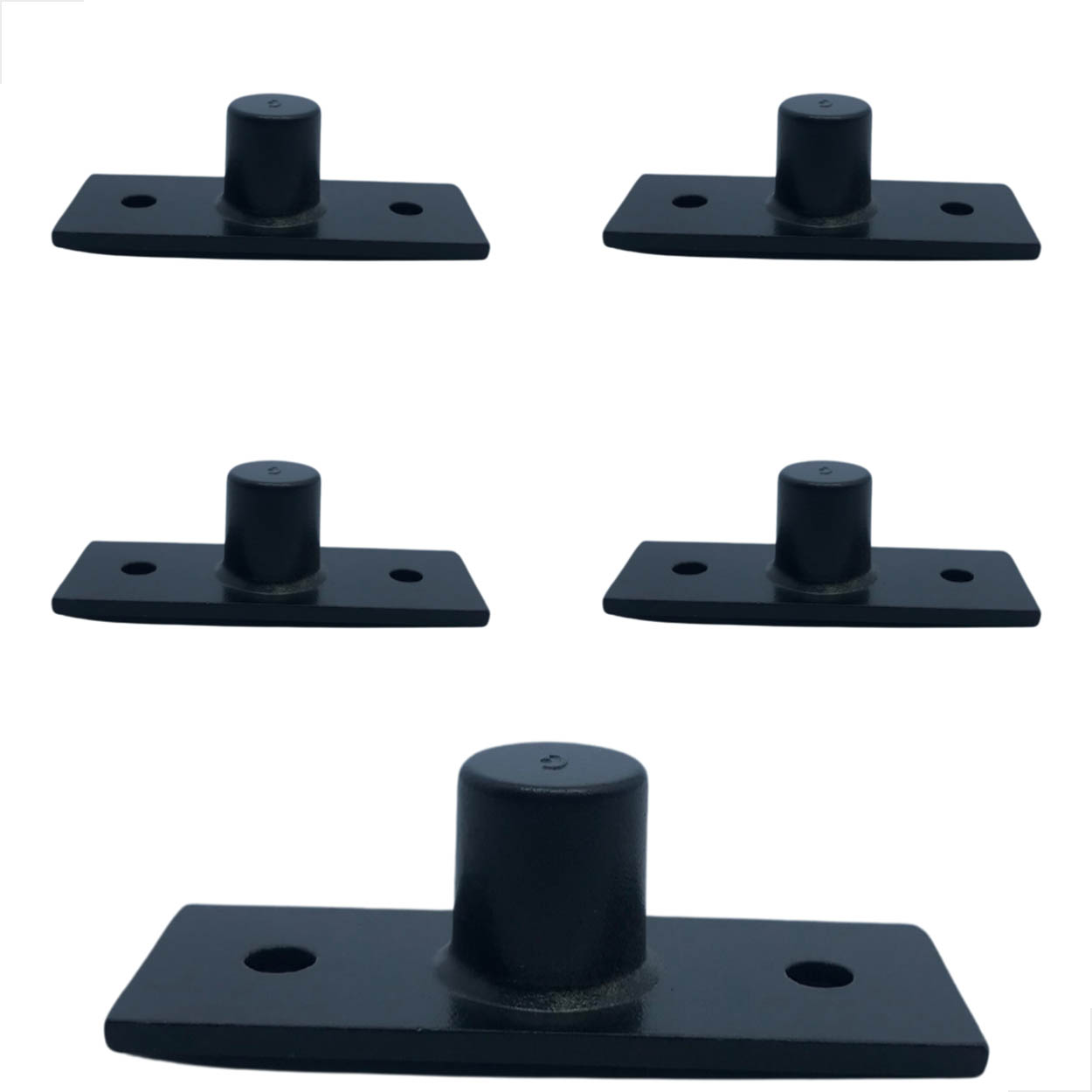Bucha Para Pivot De Dobradiça 1201G Preto 5 Peças
