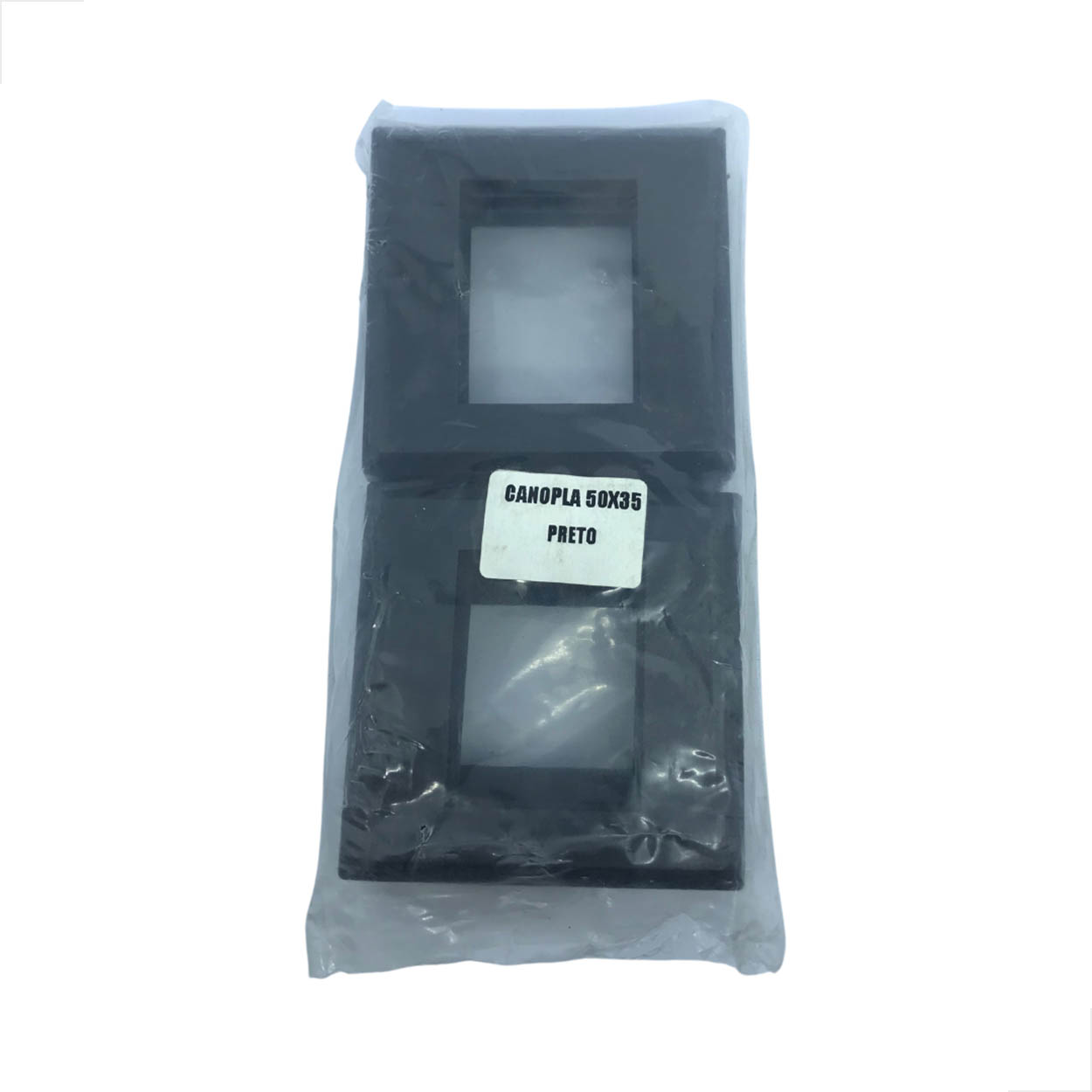 Canopla Para CG-077 Preto Corrimão Guarda Corpo 10 Unidades