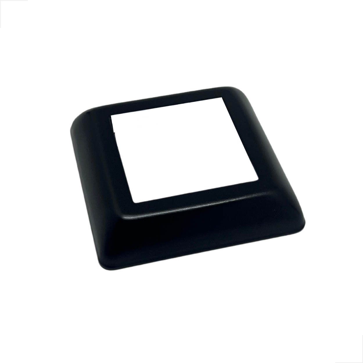 Canopla Quadrada 2 Polegadas Corrimão Guarda Corpo - Preto