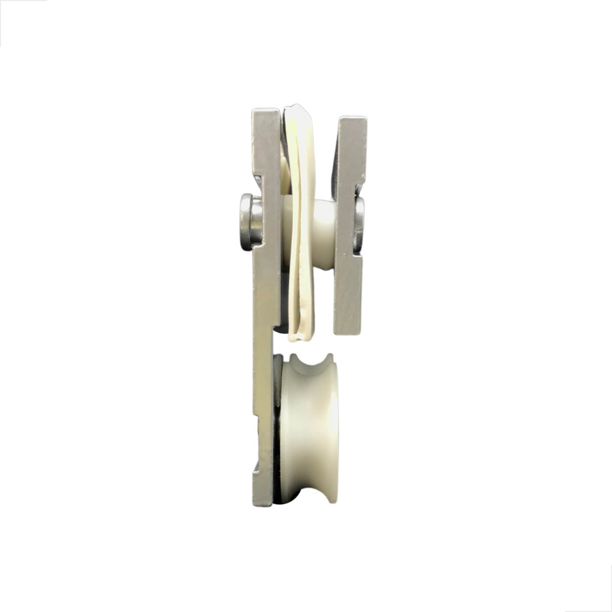 Carrinho Duplo 1122AC Porta Janelas De Vidro Correr Fosco