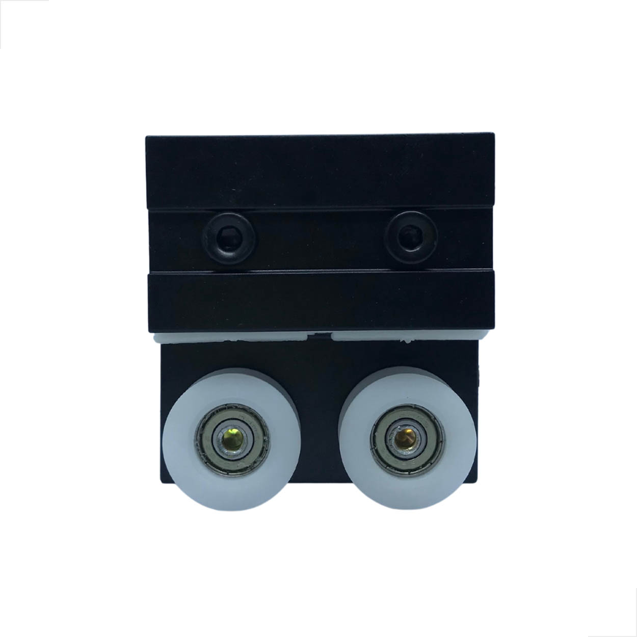Carrinho Duplo 1122AC Porta Janelas De Vidro Correr Preto