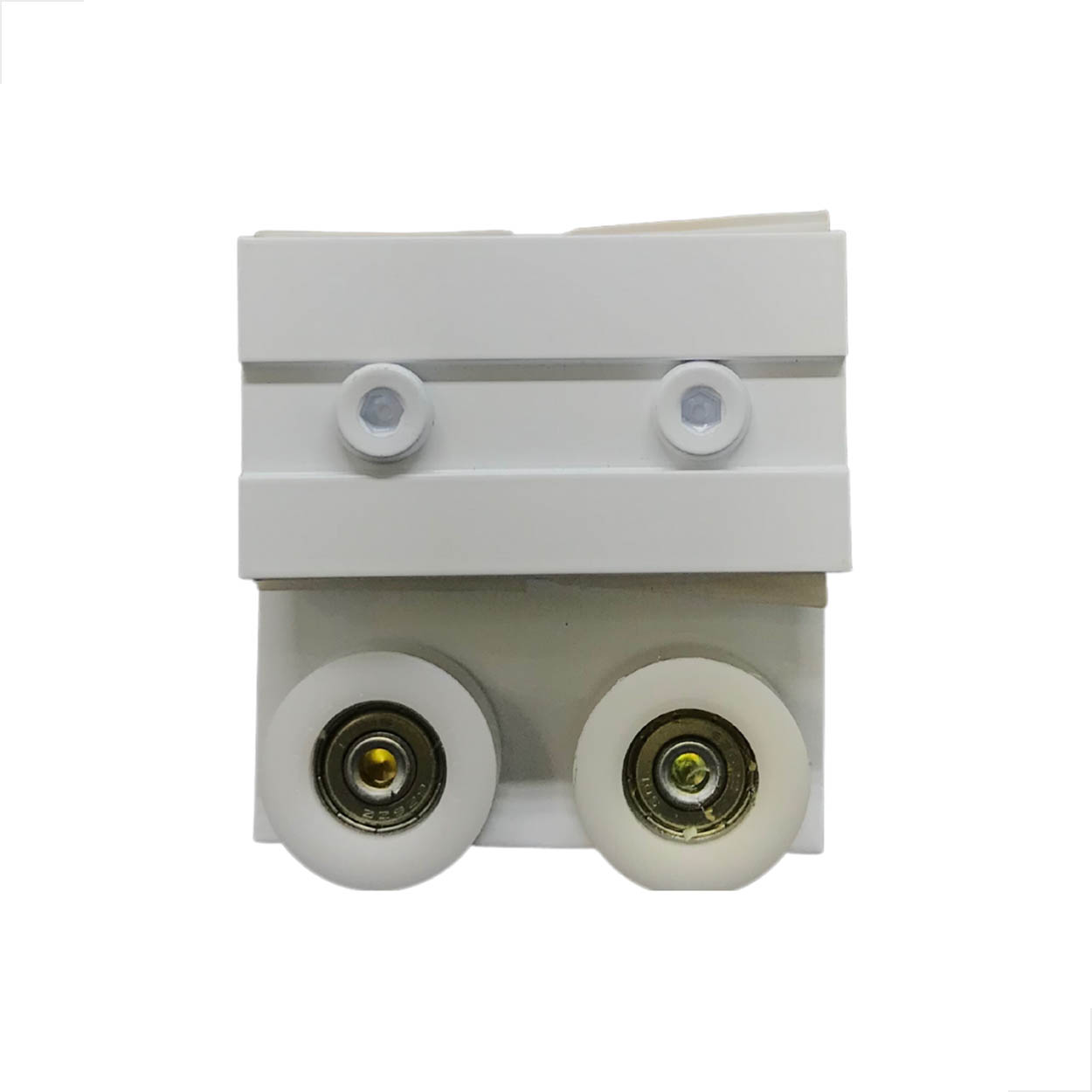 Carrinho Duplo 1122AC Portas Janelas De Vidro Correr Branco