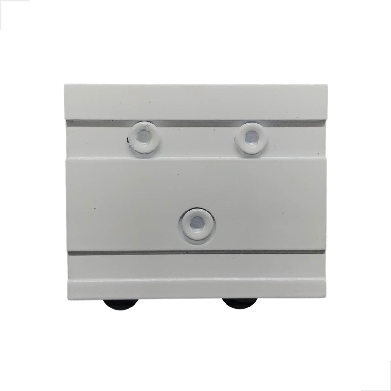 Carrinho G1122P Para Piso Porta De Correr De Vidro Branco