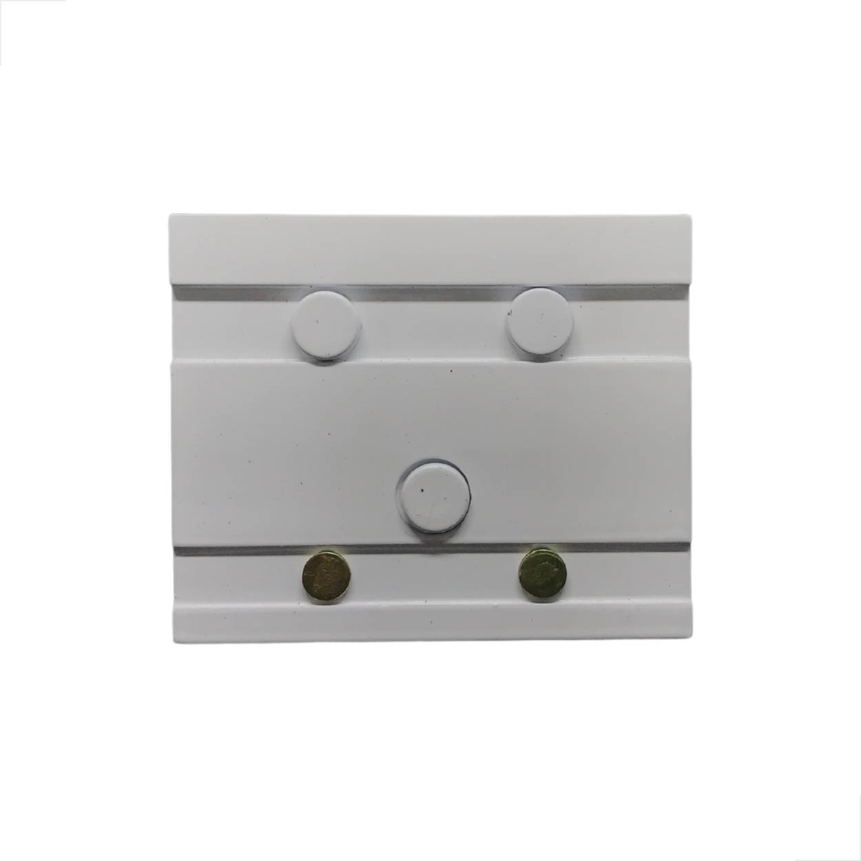 Carrinho G1122P Para Piso Porta De Correr De Vidro Branco