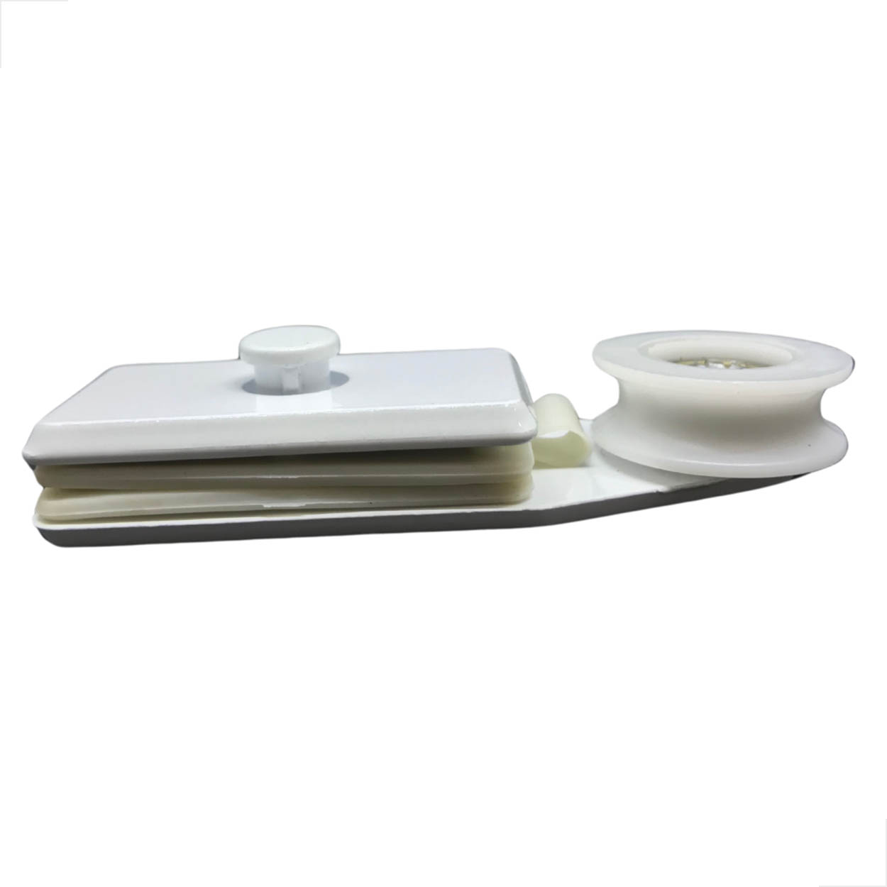 Carrinho Mini P/ Porta Correr Roldana Concava 1126mc Branco