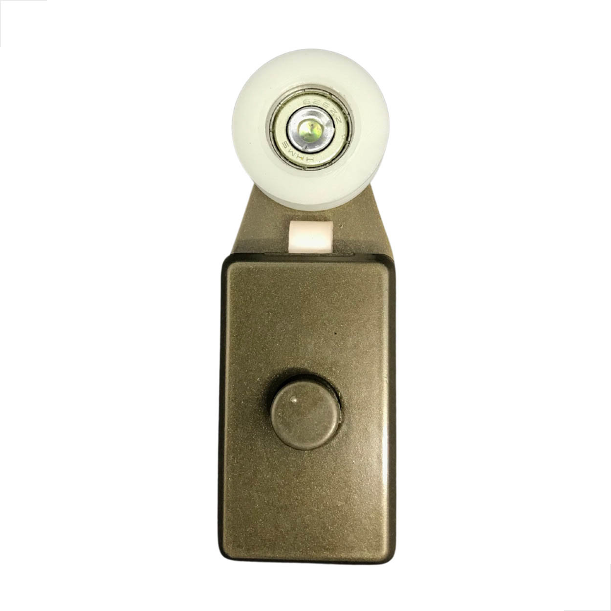 Carrinho Mini P/ Porta Correr Roldana Concava 1126mc Bronze