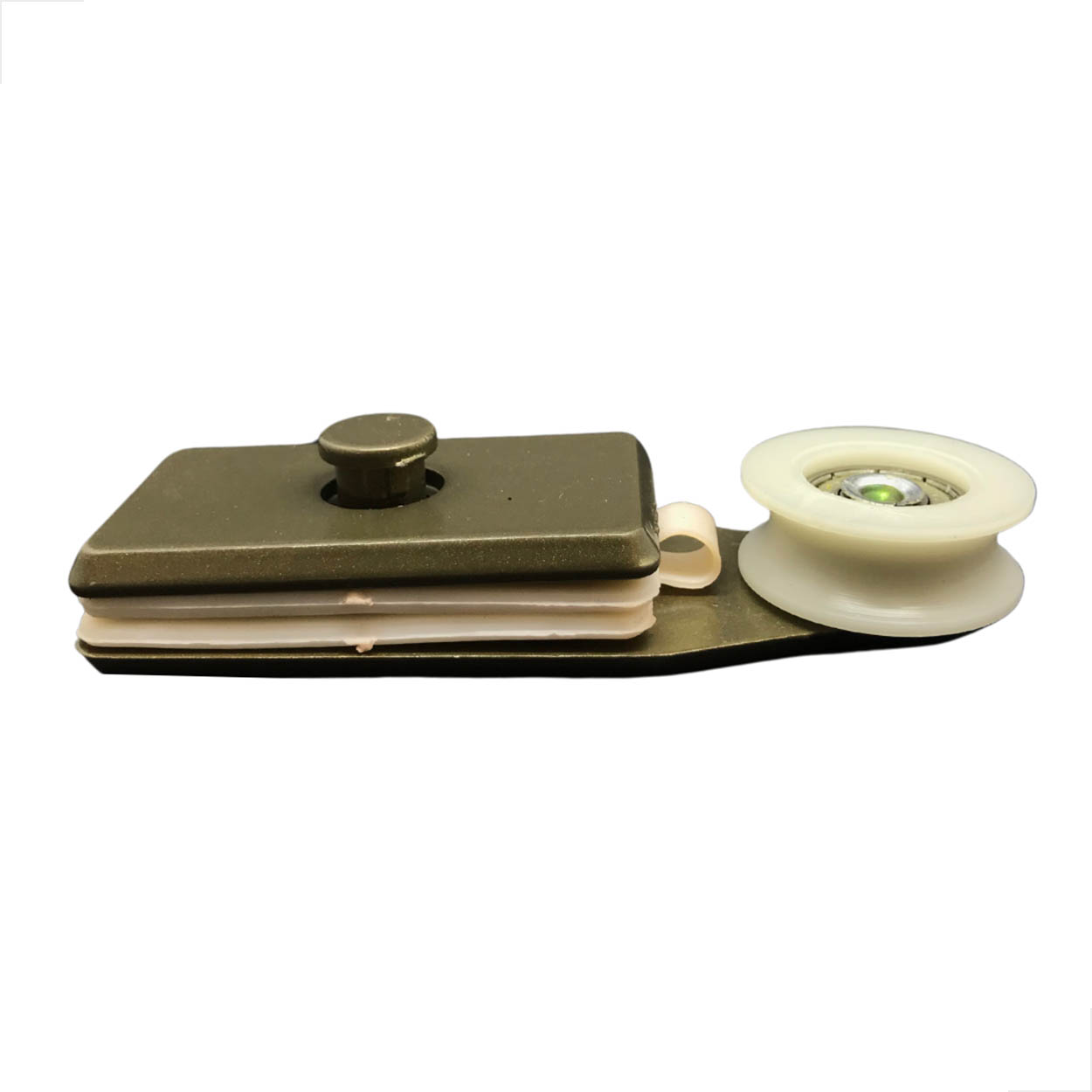 Carrinho Mini P/ Porta Correr Roldana Concava 1126mc Bronze