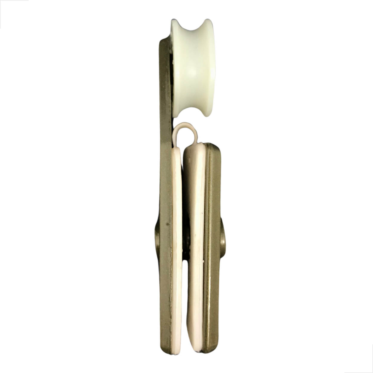 Carrinho Mini P/ Porta Correr Roldana Concava 1126mc Bronze