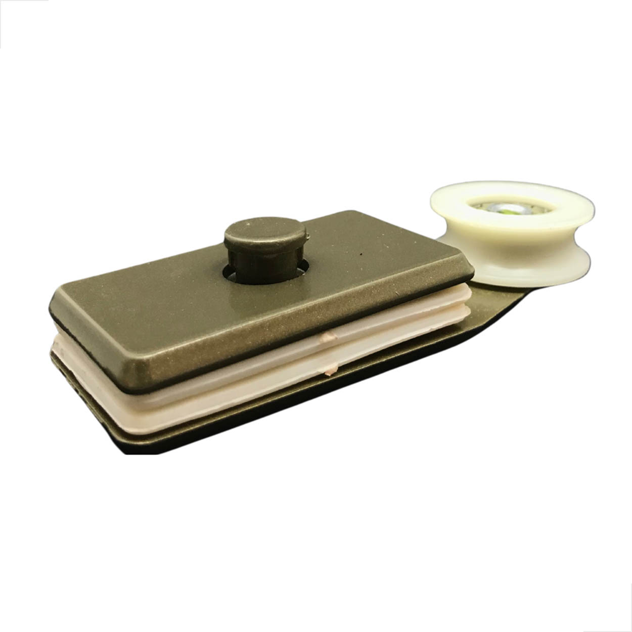 Carrinho Mini P/ Porta Correr Roldana Concava 1126mc Bronze