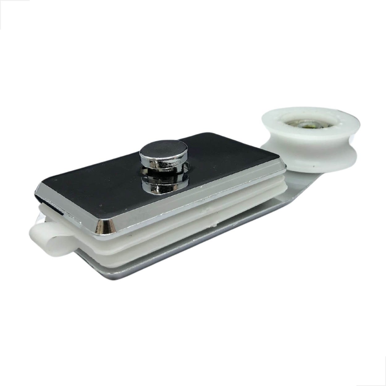 Carrinho Mini P/Porta Correr Roldana Concava 1126mc Cromado