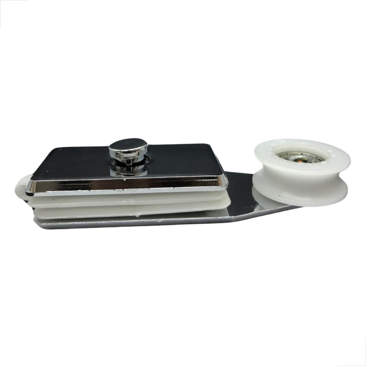 Carrinho Mini P/Porta Correr Roldana Concava 1126mc Cromado