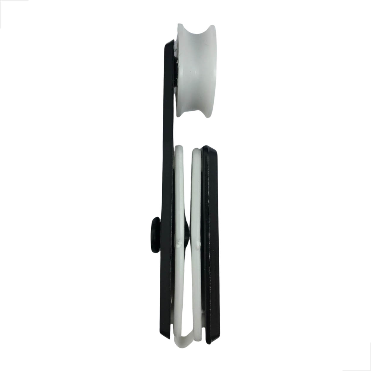 Carrinho Mini P/ Porta Correr Roldana Concava 1126mc Preto
