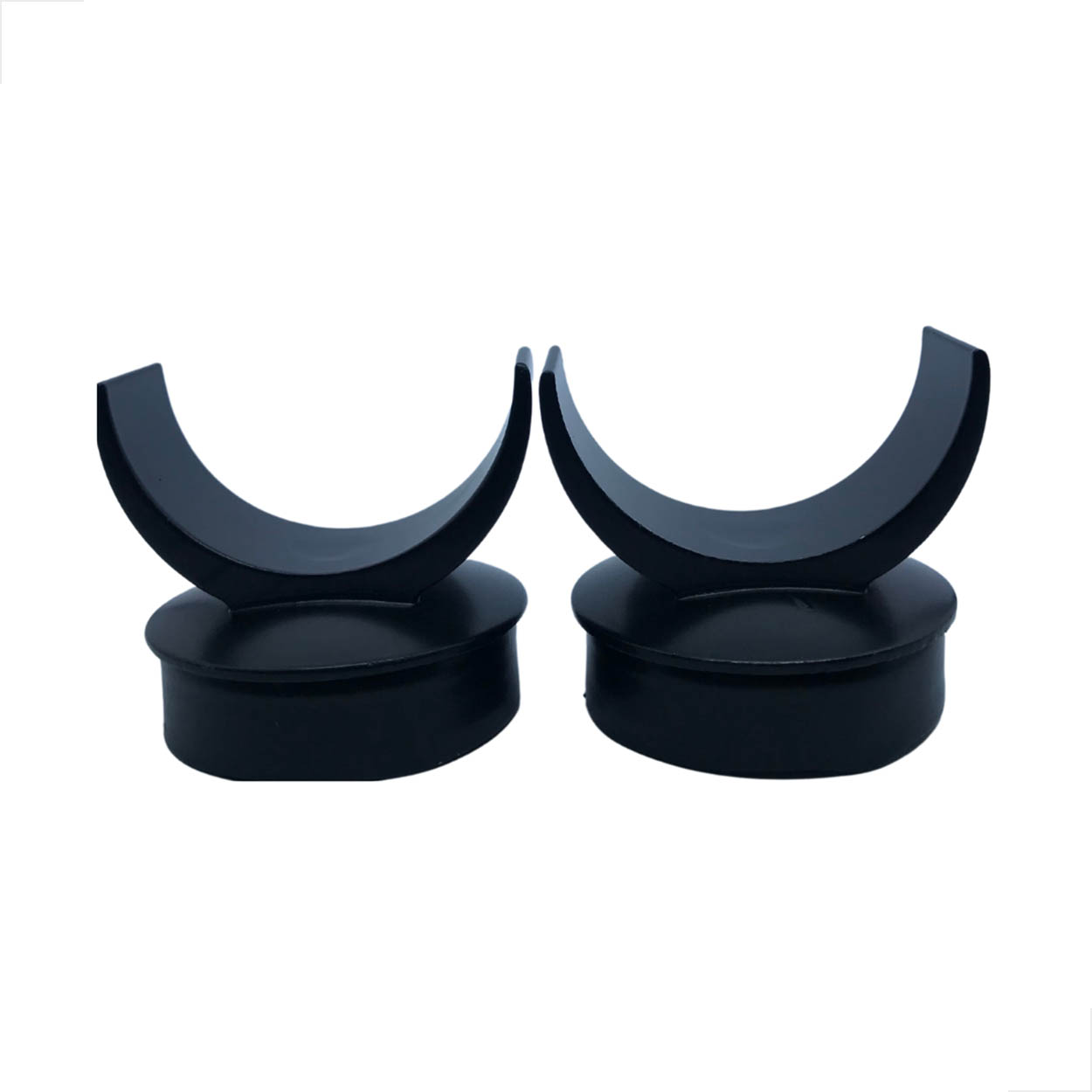 Conexão Fixa Para Corrimão Guarda Corpo 2 Pol Preto 2pçs