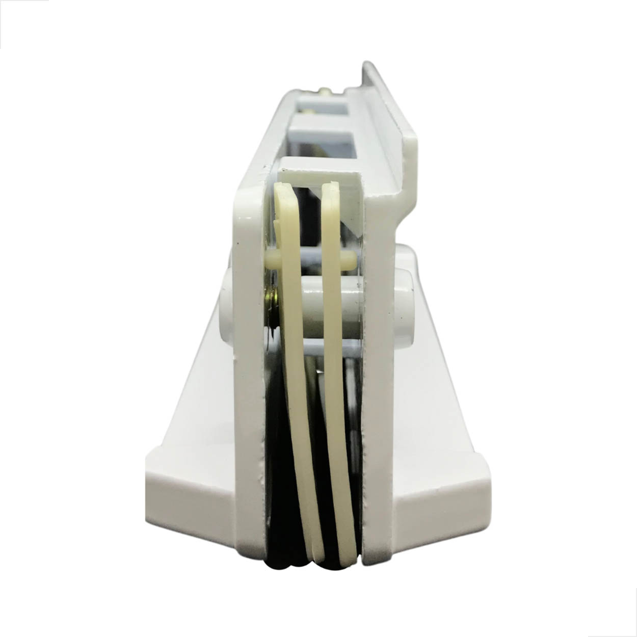 Contra Fechadura 1511 Para Porta De Correr De Vidro Branco