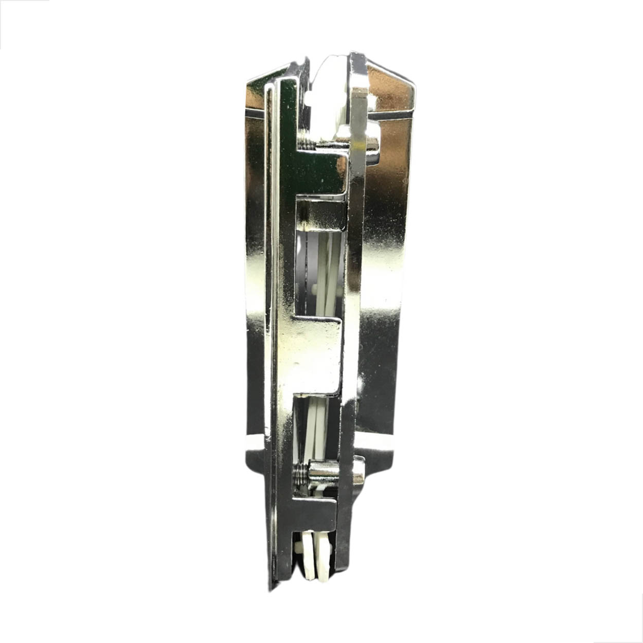 Contra Fechadura 1511 Para Porta De Correr De Vidro Cromado