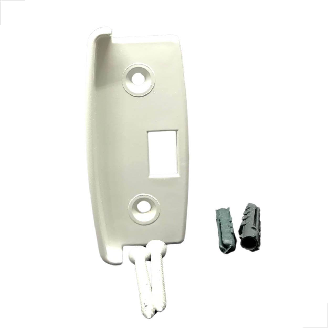 Contra Fechadura Alvenaria P/Porta De Correr 3206Mini Branco
