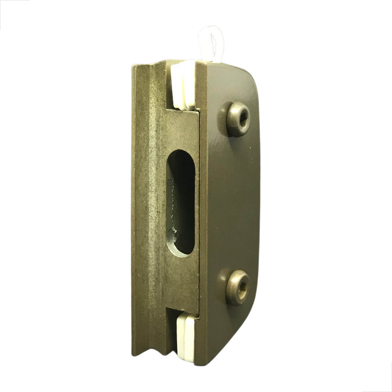 Contra Fechadura P/ Porta Abrir C/ Aparador Bronze 1531