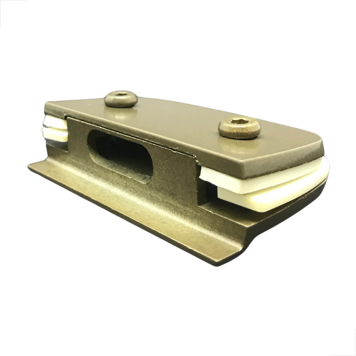 Contra Fechadura P/ Porta Abrir C/ Aparador Bronze 1531