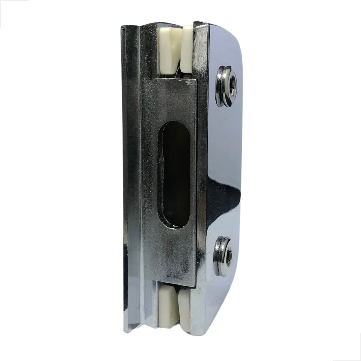 Contra Fechadura P/Porta Abrir C/Aparador Cromado 1531