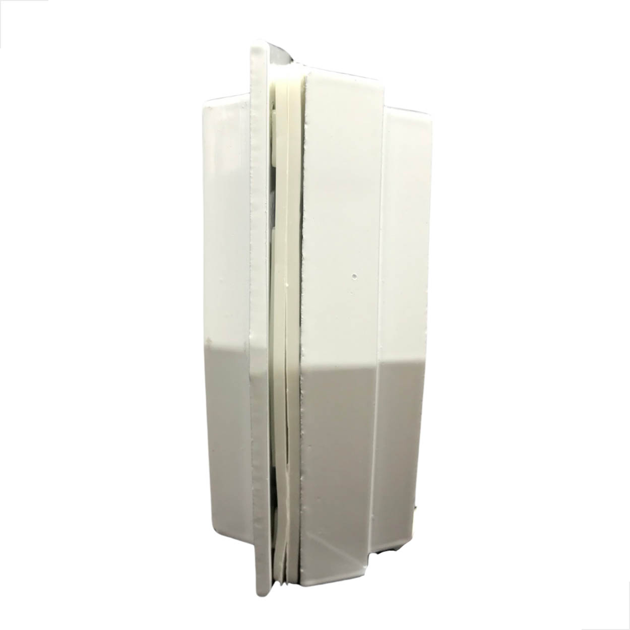 Contra Fechadura Porta De Correr 90º Zamac Branco 3534