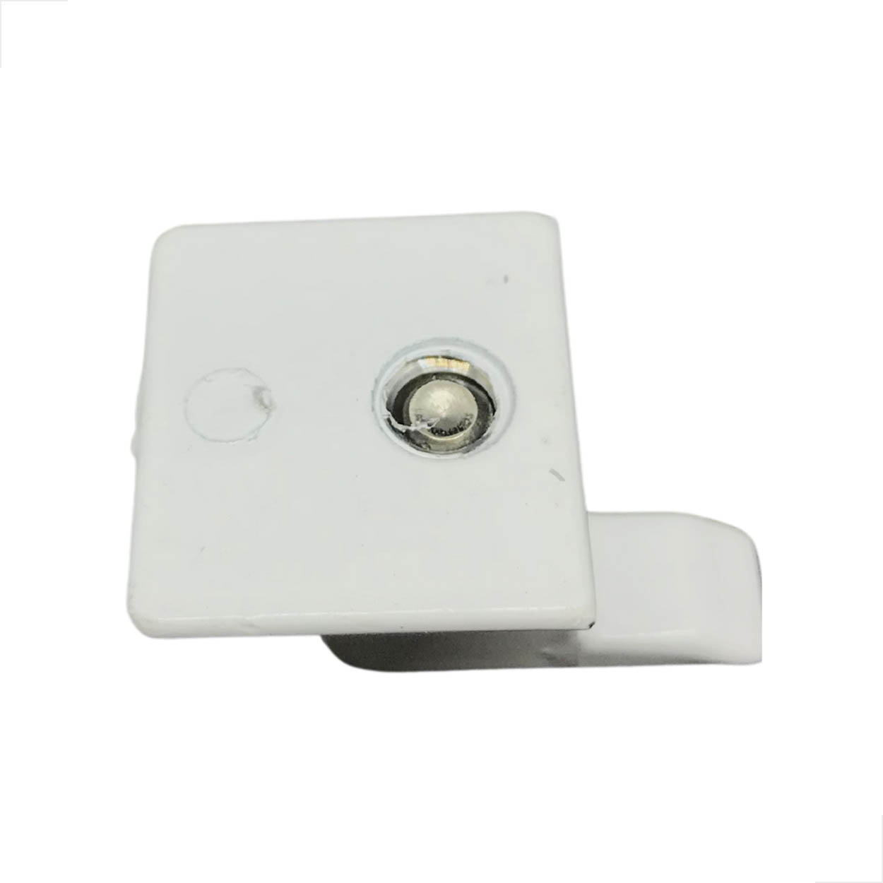 Contra Fecho Fechadura Central Con-410 Zamak C/10 Branco