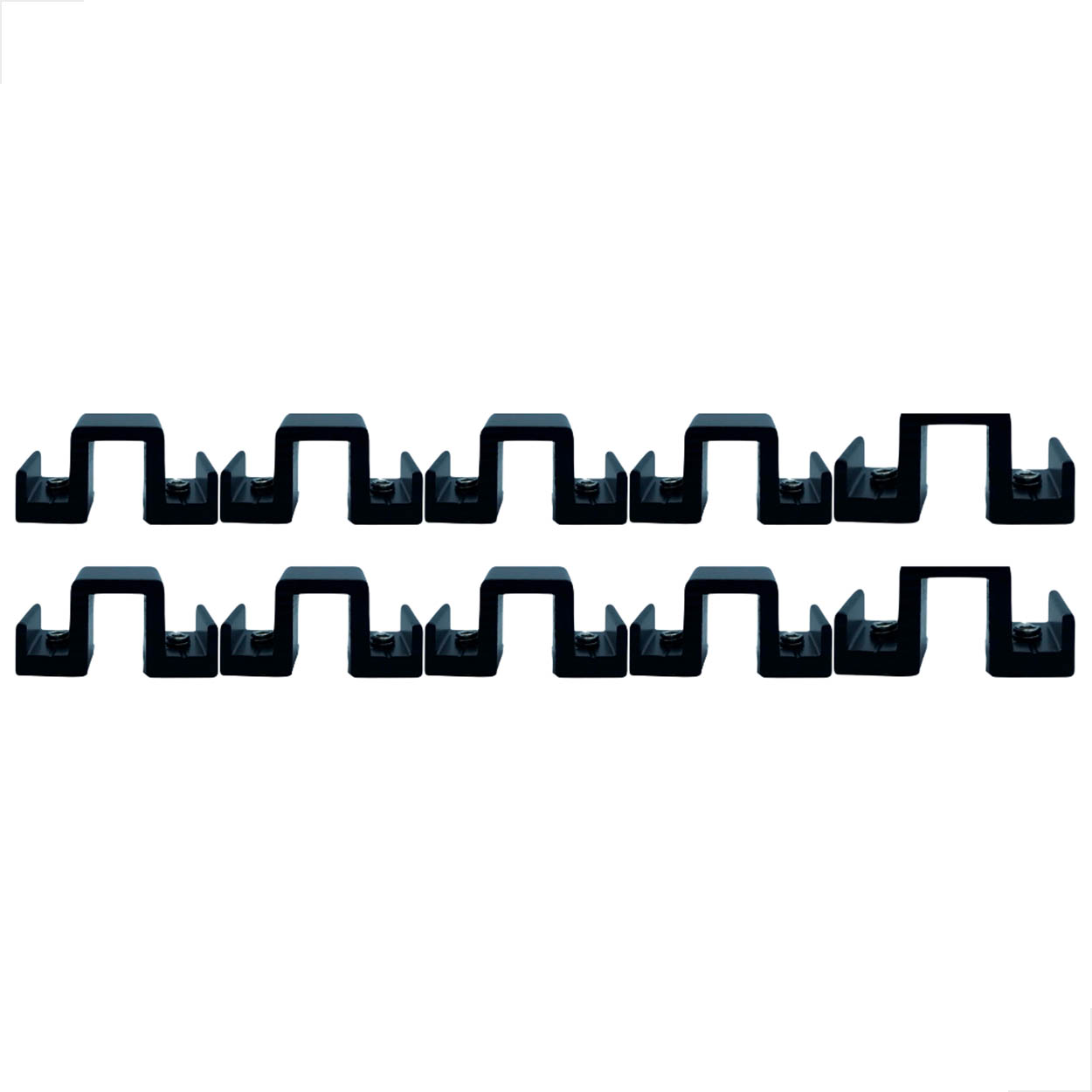 Contra Fecho Lateral Gold Con-383 Importado Preto C/ 10 Un