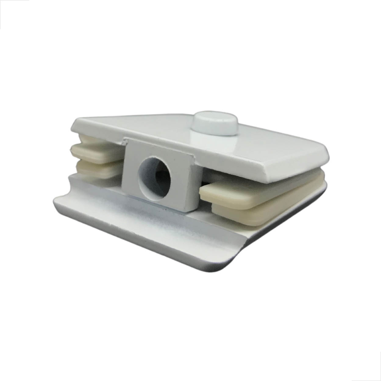 Contra Trinco Para Box De Abrir Metal G1530 - Branco