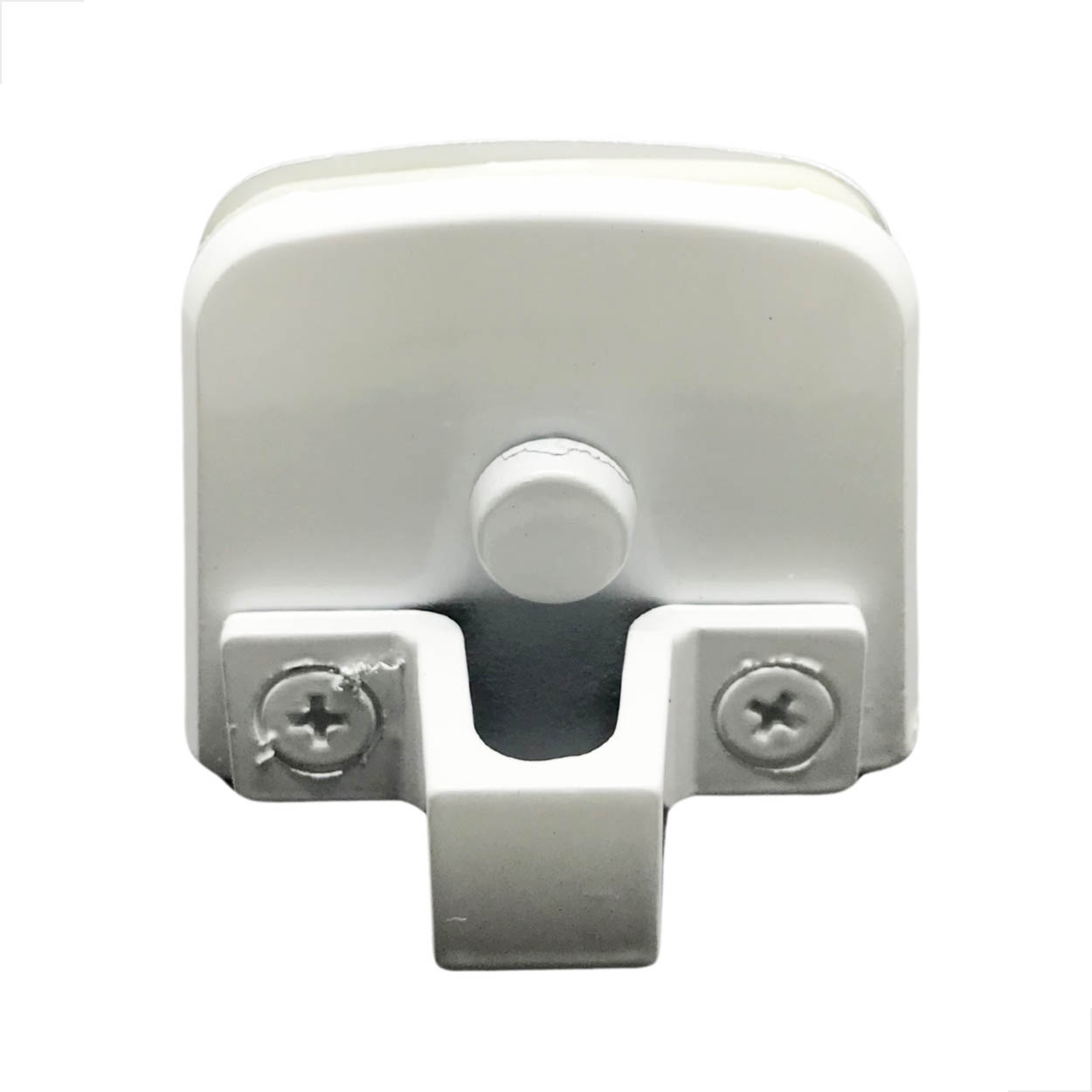 Contra Trinco Vidro Vidro Para Trinco 1335C Zamac Branco
